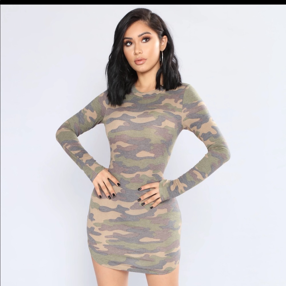 Camo tunic- new with tags